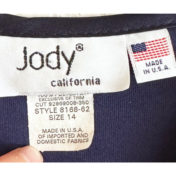 VTG Y2K Jody of California Babydoll Dress (14) (Actual M) Fairy Romantic Whimsy - Picture 4 of 10